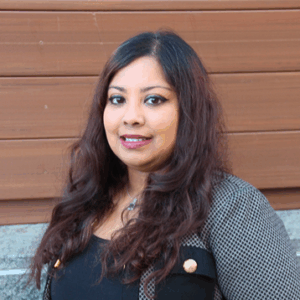 Head and shoulders photo of Tanjila Sharif from the Groundswell Team